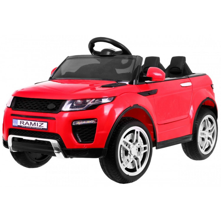 Elektrické autíčko Rapid Racer - nelakované - červené